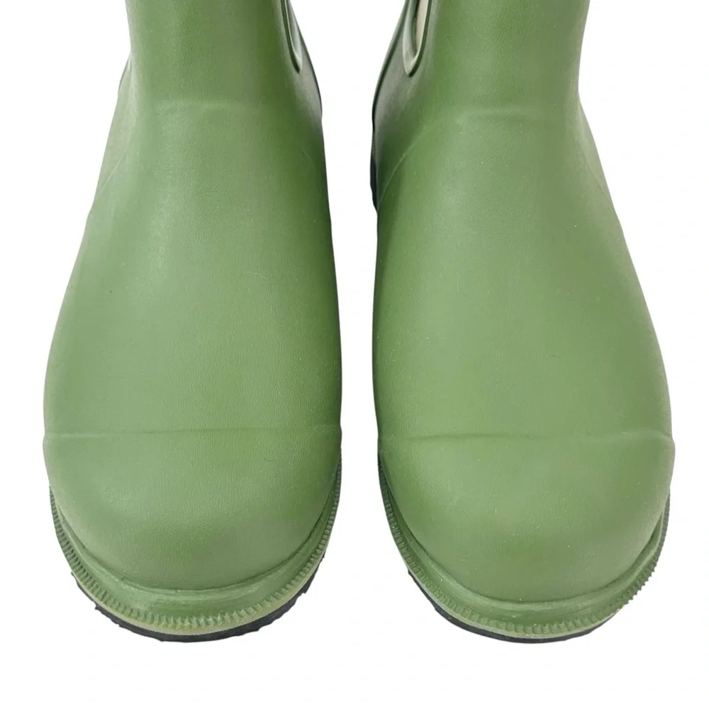 Merry People Bobbi Rain Boots in Pear Green - Green Waterproof Rubber Boots - 39